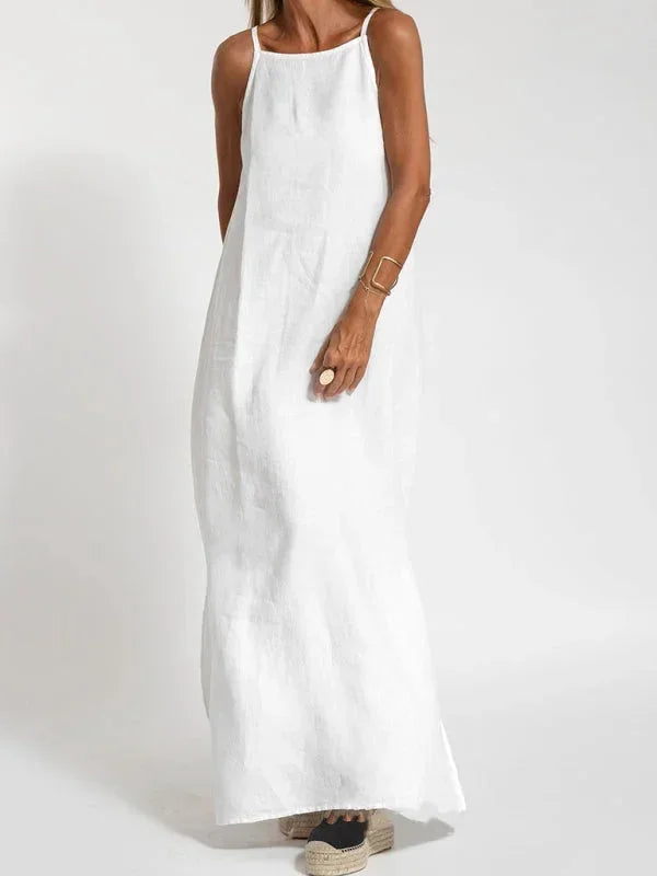 Sleeveless Side Slit Maxi Dress for Women