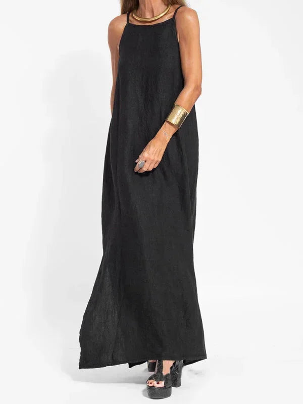 Sleeveless Side Slit Maxi Dress for Women