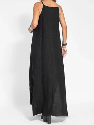 Sleeveless Side Slit Maxi Dress for Women