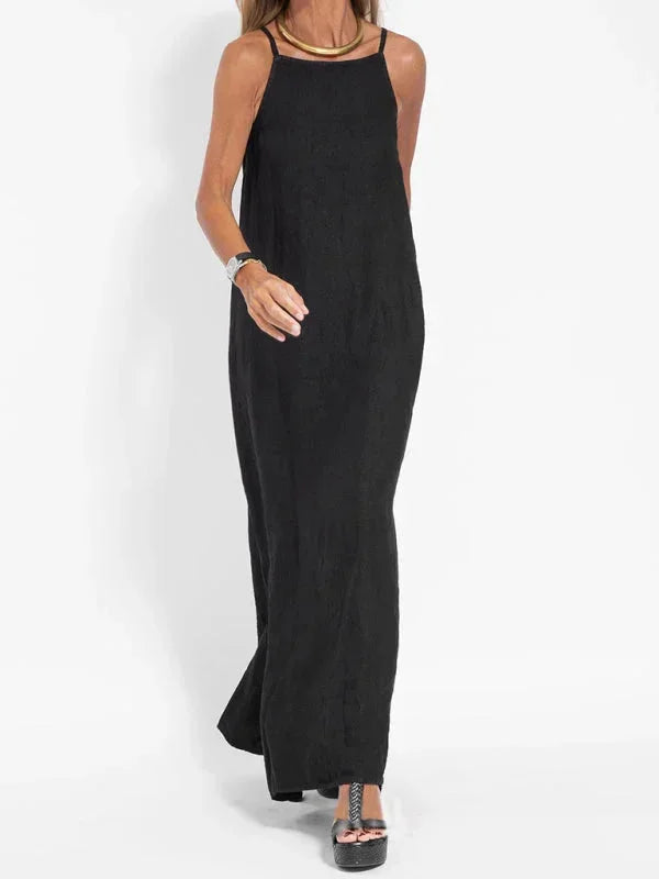 Sleeveless Side Slit Maxi Dress for Women