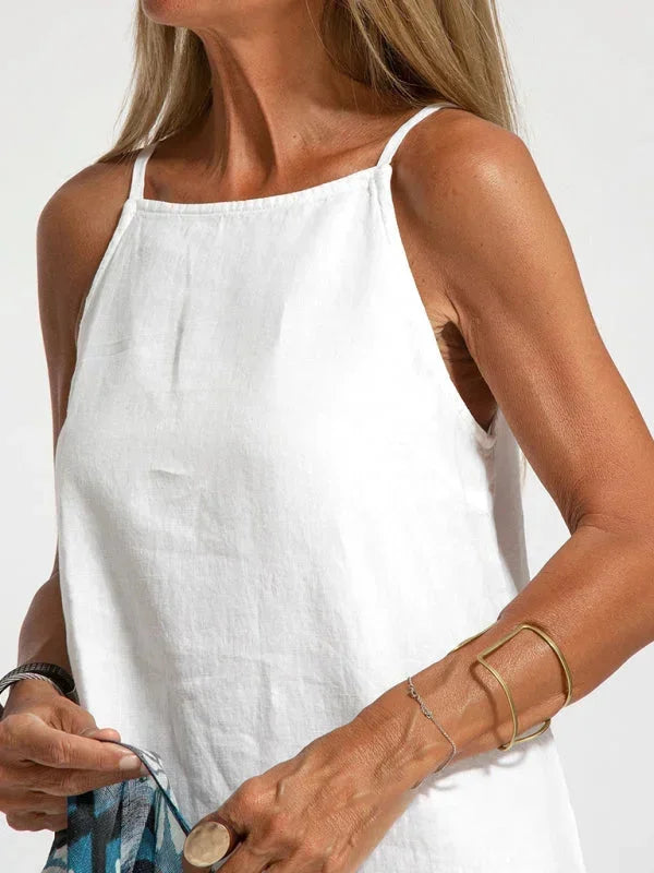 Sleeveless Side Slit Maxi Dress for Women