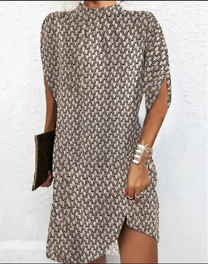 Women’s Loose Fit Draped Mini Dress