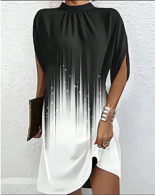 Women’s Loose Fit Draped Mini Dress