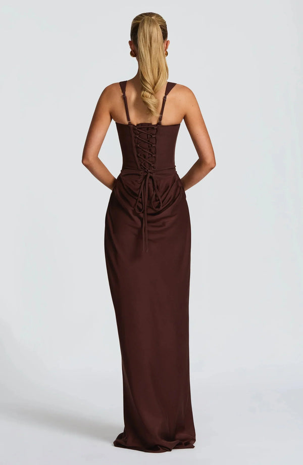 Women’s Square Neck Sleeveless Bodycon Maxi Dress