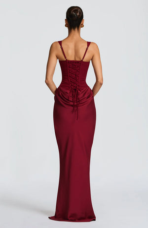 Women’s Square Neck Sleeveless Bodycon Maxi Dress