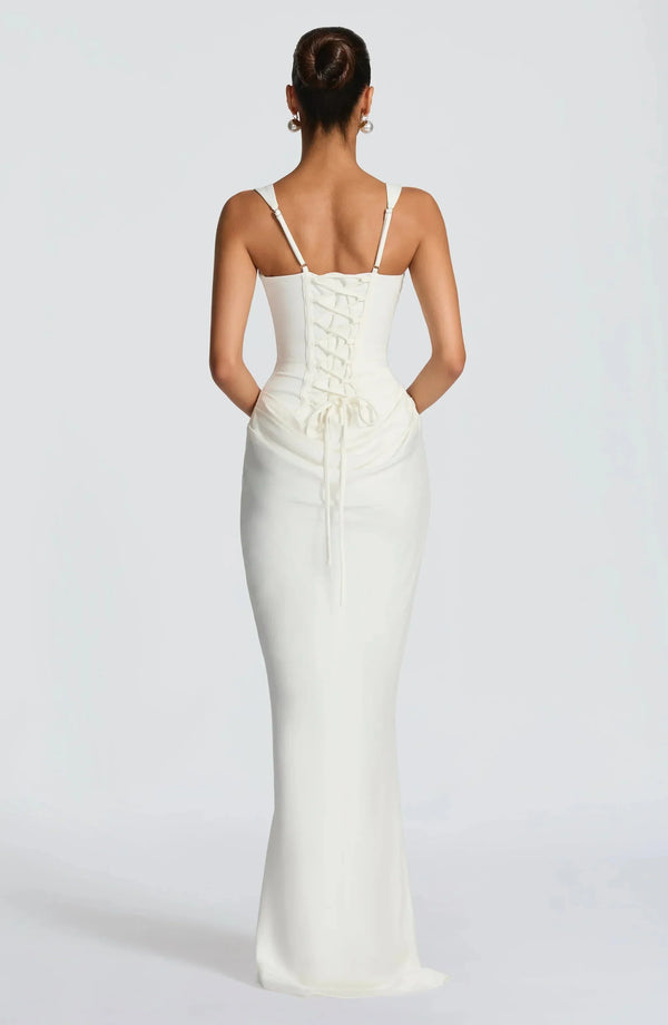 Women’s Square Neck Sleeveless Bodycon Maxi Dress