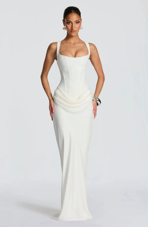 Women’s Square Neck Sleeveless Bodycon Maxi Dress