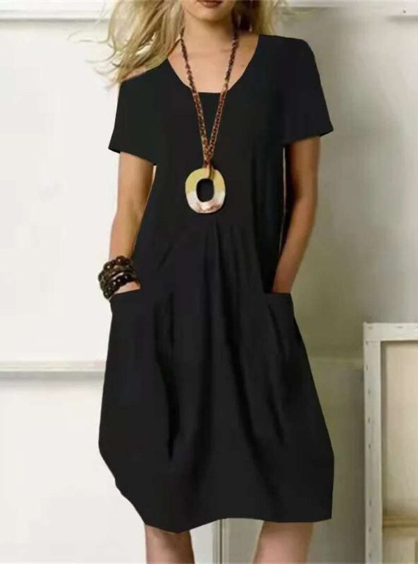 Elegant Sculpting Knee-Length Dress