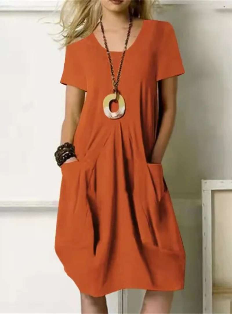 Vestido elegante hasta la rodilla con efecto moldeador
