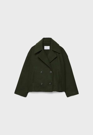 Women’s Cropped Double-Breasted Jacket