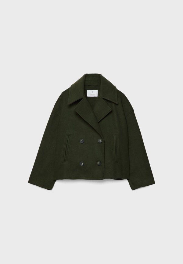 Women’s Cropped Double-Breasted Jacket