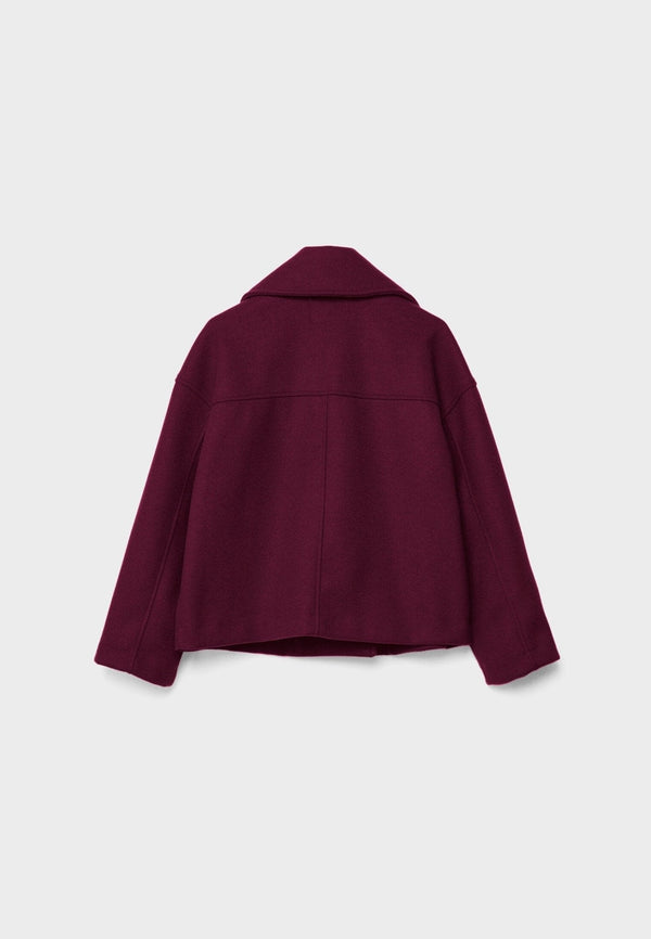 Chaqueta estructurada de doble botonadura para mujer