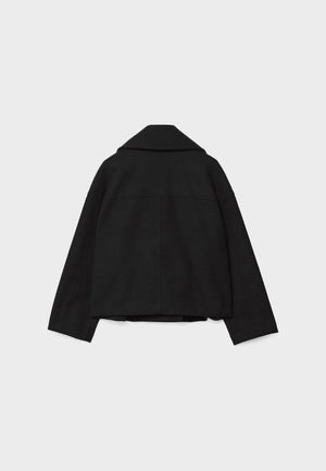 Chaqueta estructurada de doble botonadura para mujer
