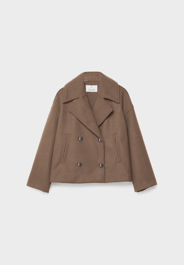Stylish Double-Breasted Jacket with Elegant Fit