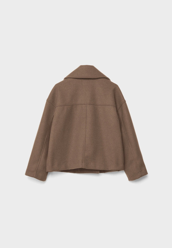 Chaqueta estructurada de doble botonadura para mujer
