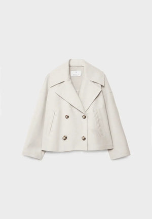 Women’s Cropped Double-Breasted Jacket
