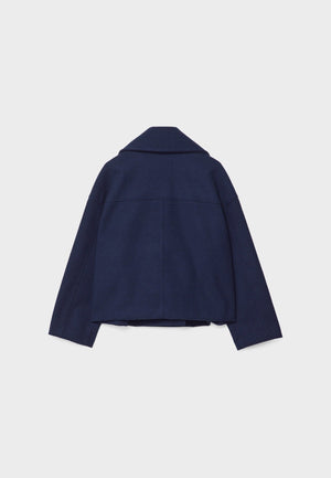 Chaqueta estructurada de doble botonadura para mujer
