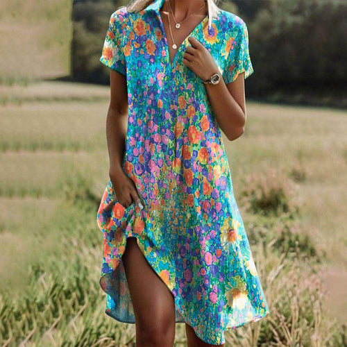 Women's Meadow Blossom Midi Dress