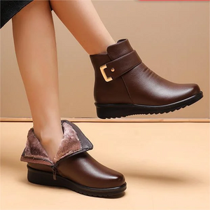Women’s Ankle Boots Fur Lined Warm Slip-On