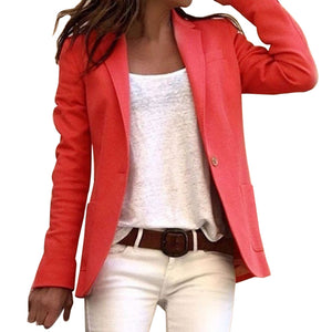 Women's Longline Tailored Blazer with Elegant Structured Fit