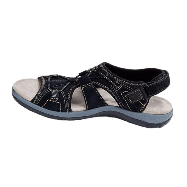 Women's Adjustable Strap Comfort Sandals with Cushioned Sole