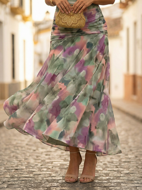 Women's Elegant Off-Shoulder Evening Maxi Dress