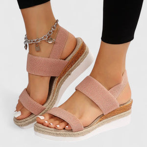 Women’s Espadrille Open-Toe Platform Sandals