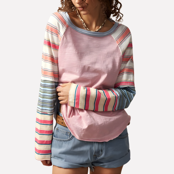 Breathable Long Sleeve Raglan Athletic Shirt
