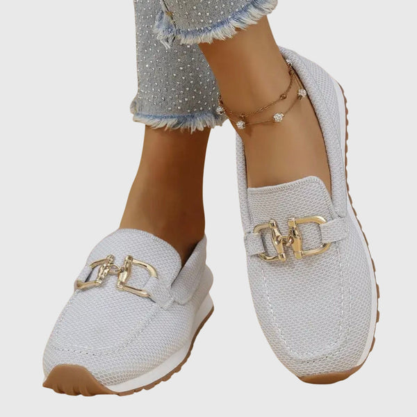 Comfortable Loafers Lightweight Chain Detail