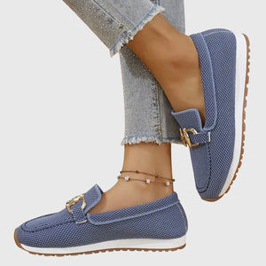 Comfortable Loafers Lightweight Chain Detail