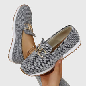 Comfortable Loafers Lightweight Chain Detail