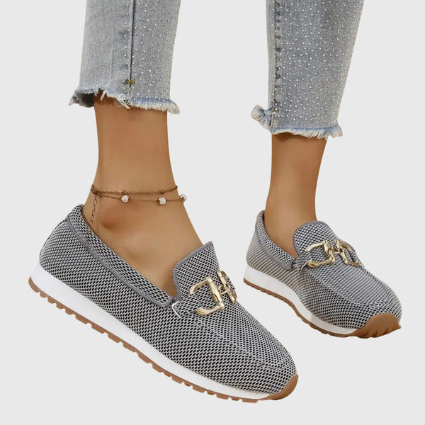 Comfortable Loafers Lightweight Chain Detail