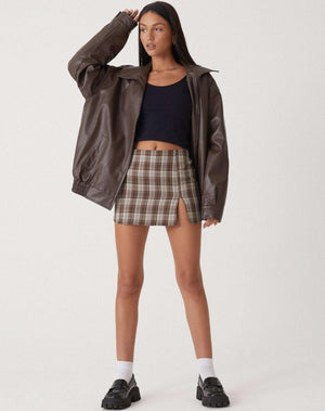 Casual Oversized Zip Front Jacket