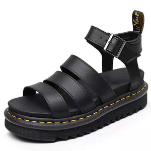Women's Strappy Buckle Platform Sandals