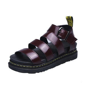 Women's Strappy Buckle Platform Sandals
