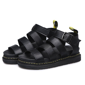 Women's Strappy Buckle Platform Sandals