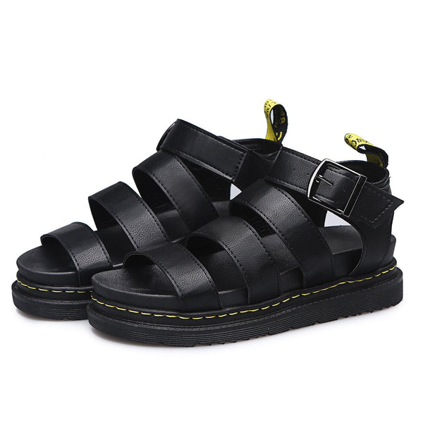 Women's Strappy Buckle Platform Sandals