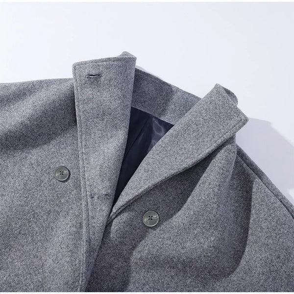 Women's Double-Breasted High Neck Short Jacket